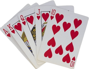 Rangliste der Pokerhände Royal Flush