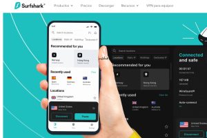 Surfshark está clasificado como un excelente antivirus Android para tu telefono