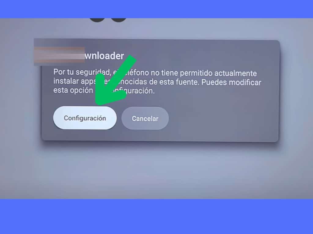 Dar permisos y completar la descarga