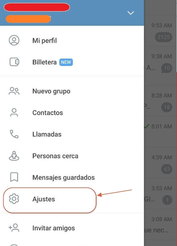 Cómo cerrar la cuenta de telegram en Android