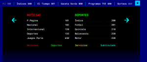 Muchos usuarios usan el teletexto hoy en día para ver la programación de TV, principalmente el de TVE