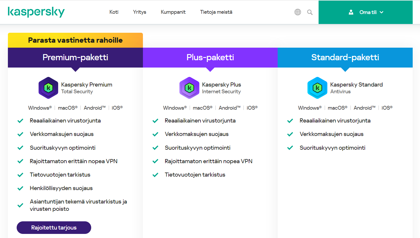 Kaspersky virustorjunta