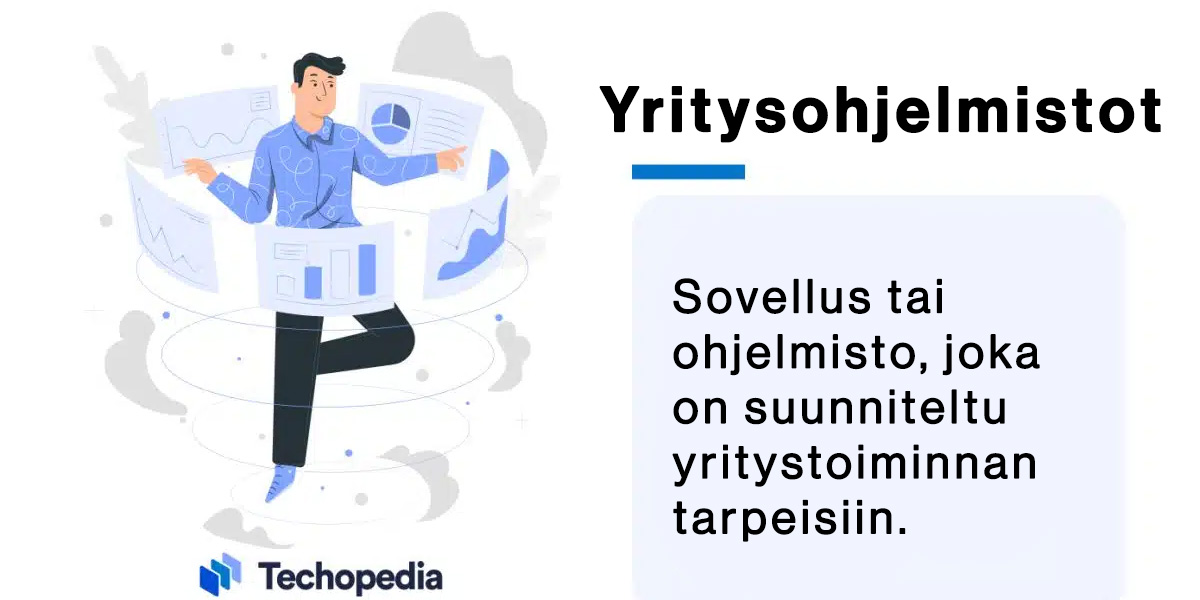 Yritysohjelmisto pyrkii ratkaisemaan erilaisia ongelmia liiketoimintaan liittyen