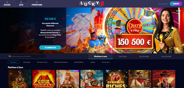 lucky 8 casino en ligne france