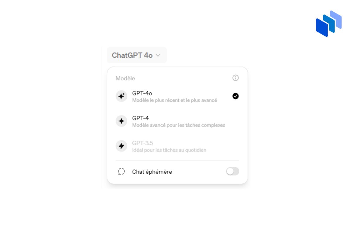 Sélectionnez GPT-4o