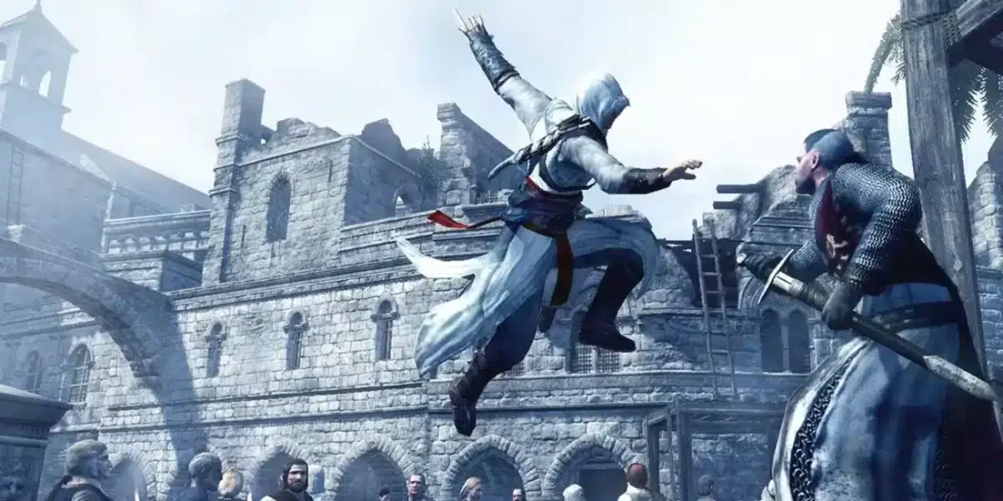 Altair fait forte impression en tant que premier assassin de la série - Source : Ubisoft