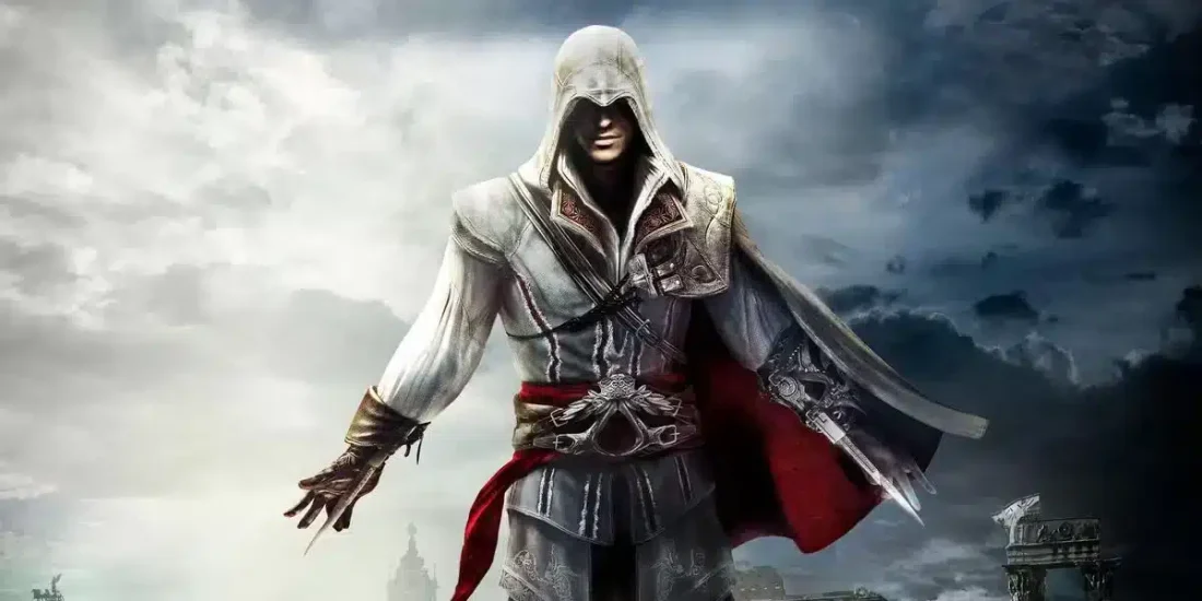 Ezio Auditore, le favori des fans, dans sa robe de père telle qu'elle apparaît dans Assassin's Creed 2 - Source : Ubisoft