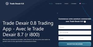 S'inscrire sur Trade Dexair en suivant les instructions