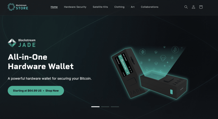 cold wallet - Blockstream Jadecold wallet - Blockstream Jade