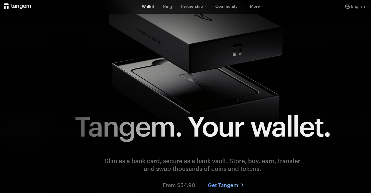 cald wallet - tangem