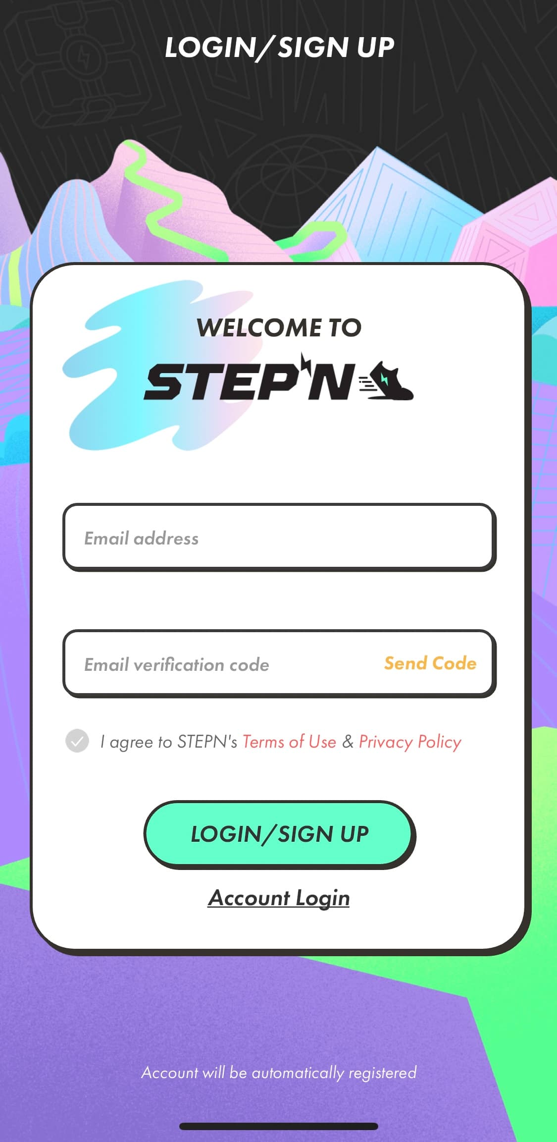 STEPN（ステップン）の始め方STEP2