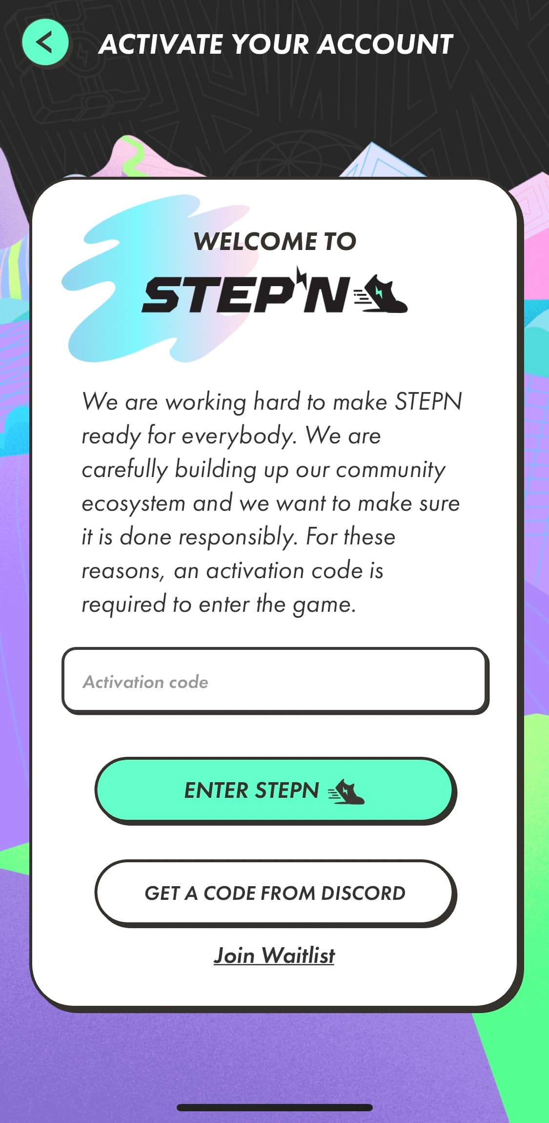 STEPN（ステップン）の始め方STEP3