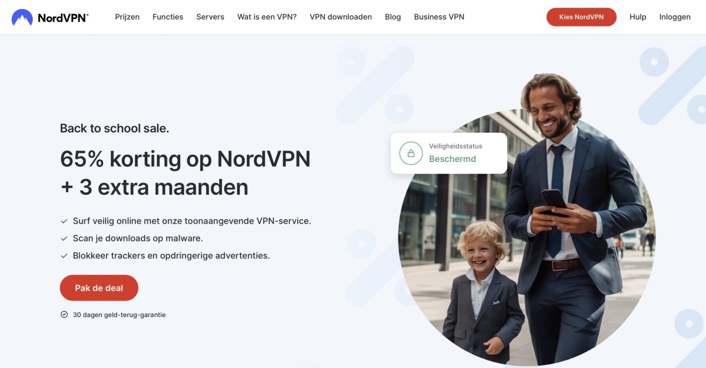 NordVPN officiële site