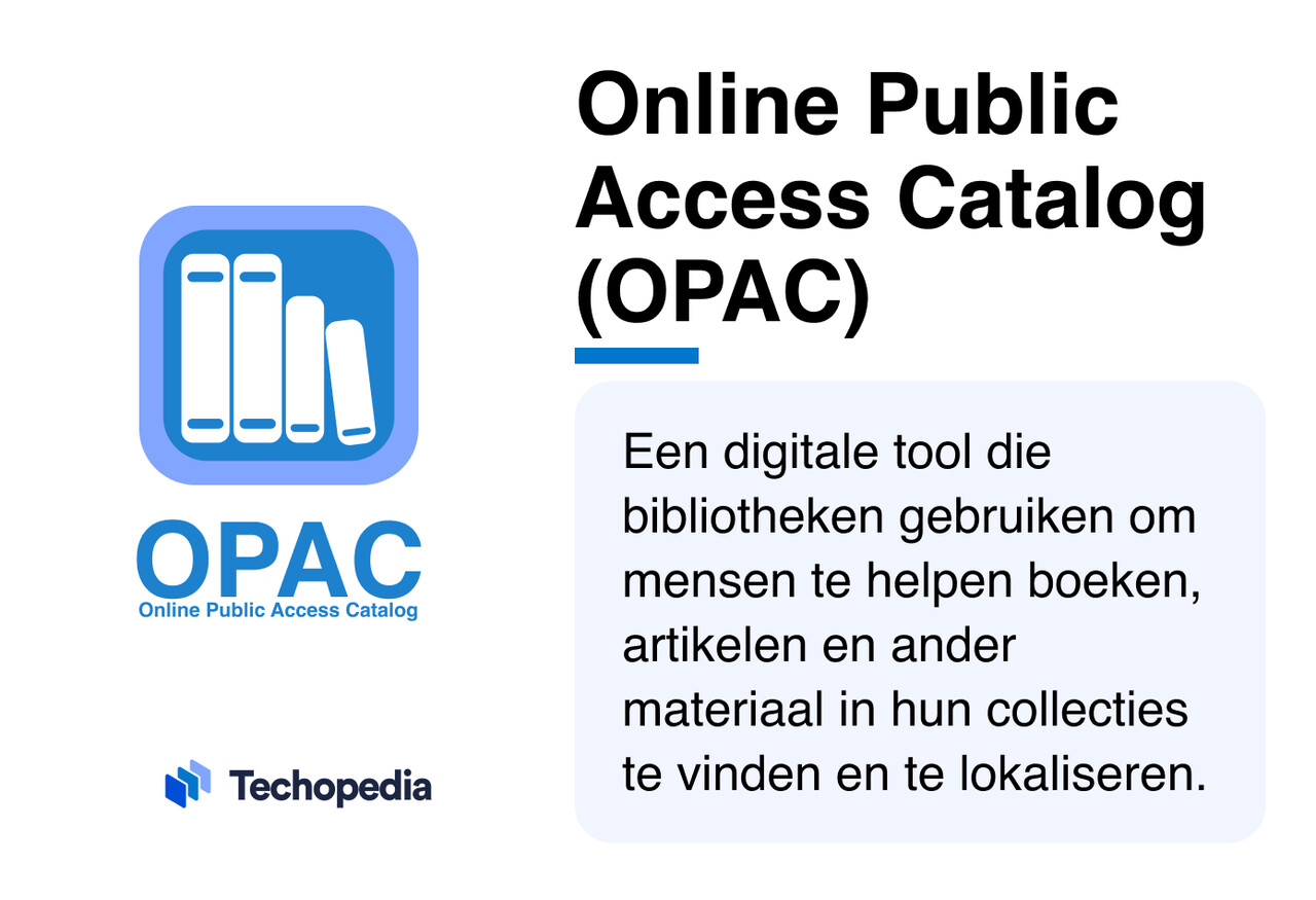 Techopedia legt uit wat OPAC betekent