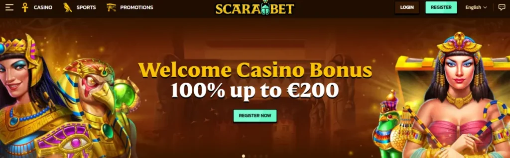 Beste 400% bonus bij de beste casinos van Nederland - Scarabet casino