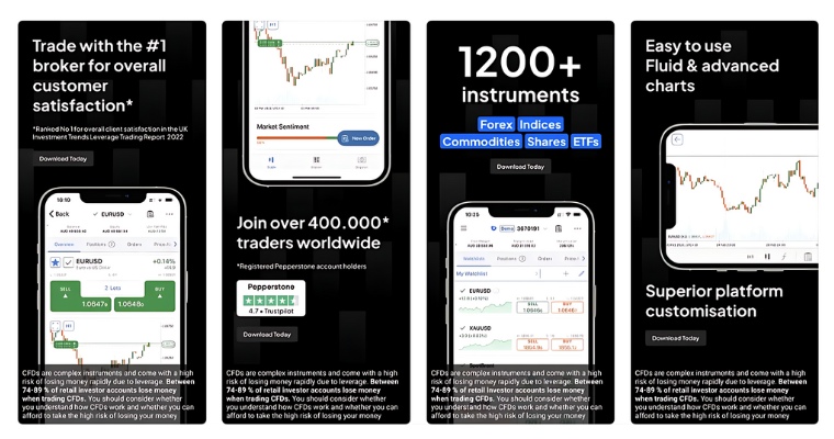 Pepperstone trading app