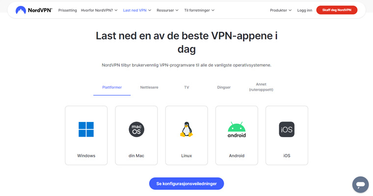 NordVPN app