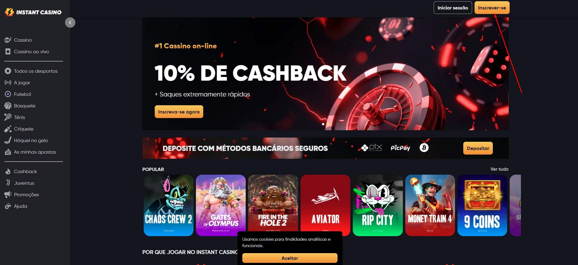 O processo completo de casino 