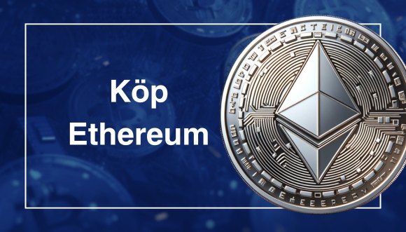 Logga på Ethereum med texten "Köp Ethereum"