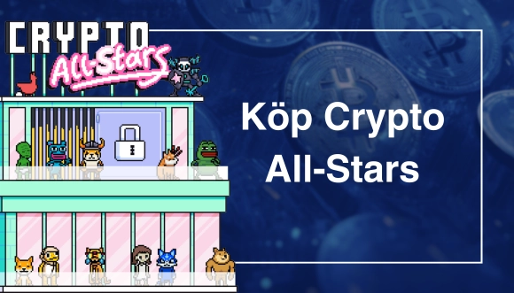 Logo för guide till hur man köper Crypto All-Stars i Sverige.