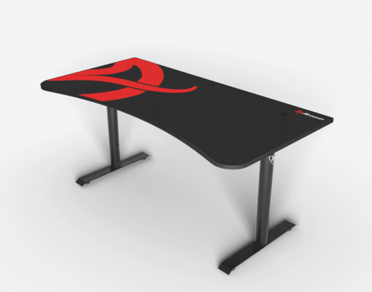 11 Best Gaming Desks Reviewed For 2024   Arozzi Arena Gaming Desk 768x603 