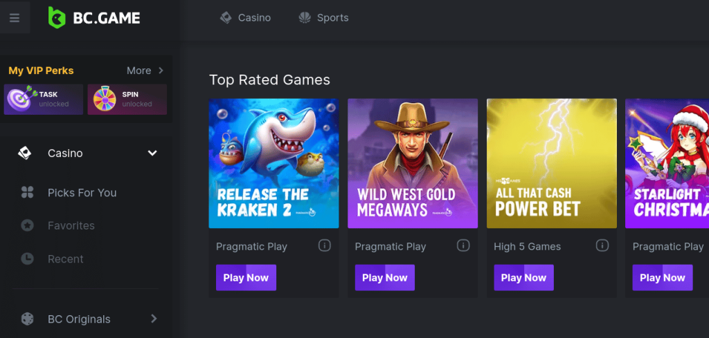 BC.Game Crypto Casino