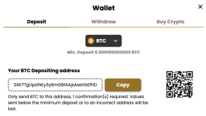 Deposit Funds with Lucky Block