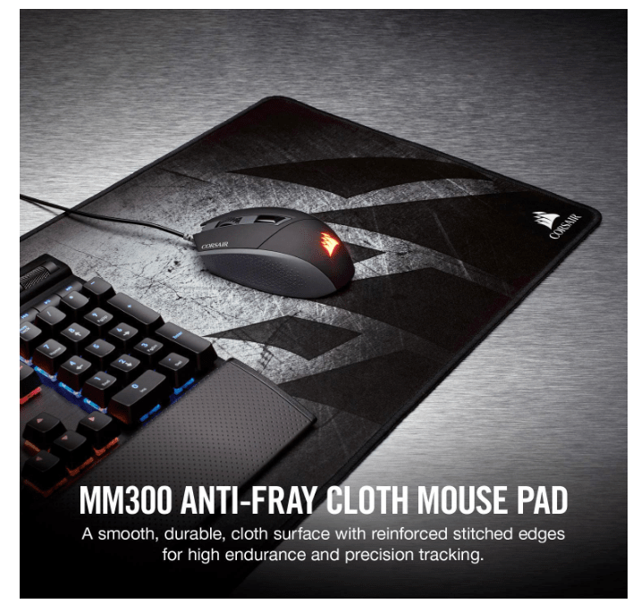 Insten Mouse Pad with Wrist Support Rest, Stitched Edge Mat, Ergonomic Support, Pain Relief Memory Foam, Round, White with Black Edge