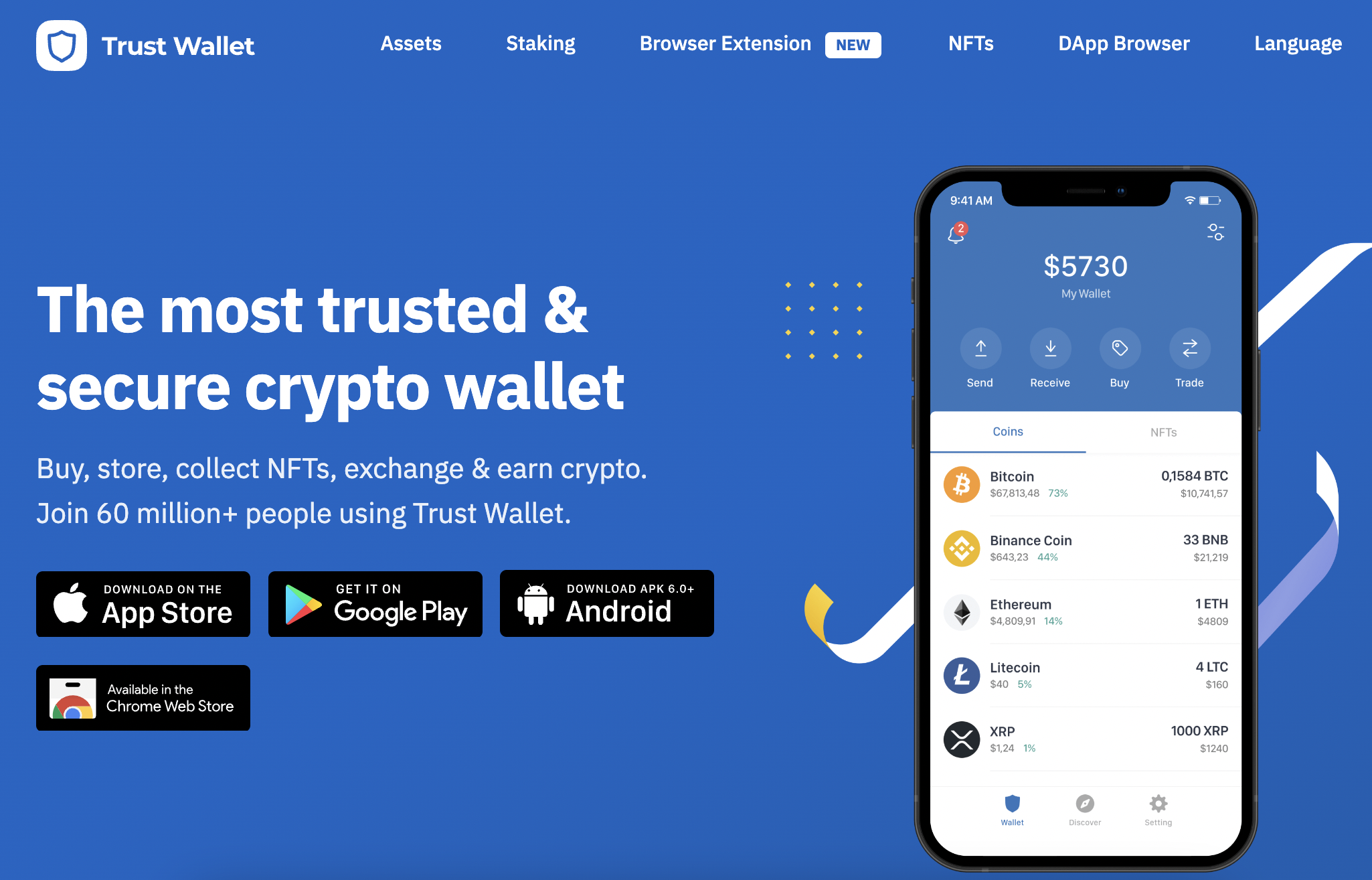 cash out crypto trust wallet