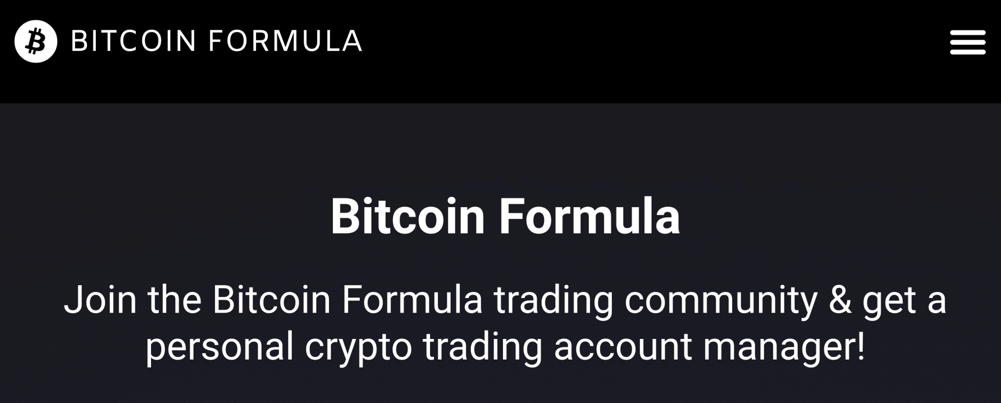 bitcoin formula platform