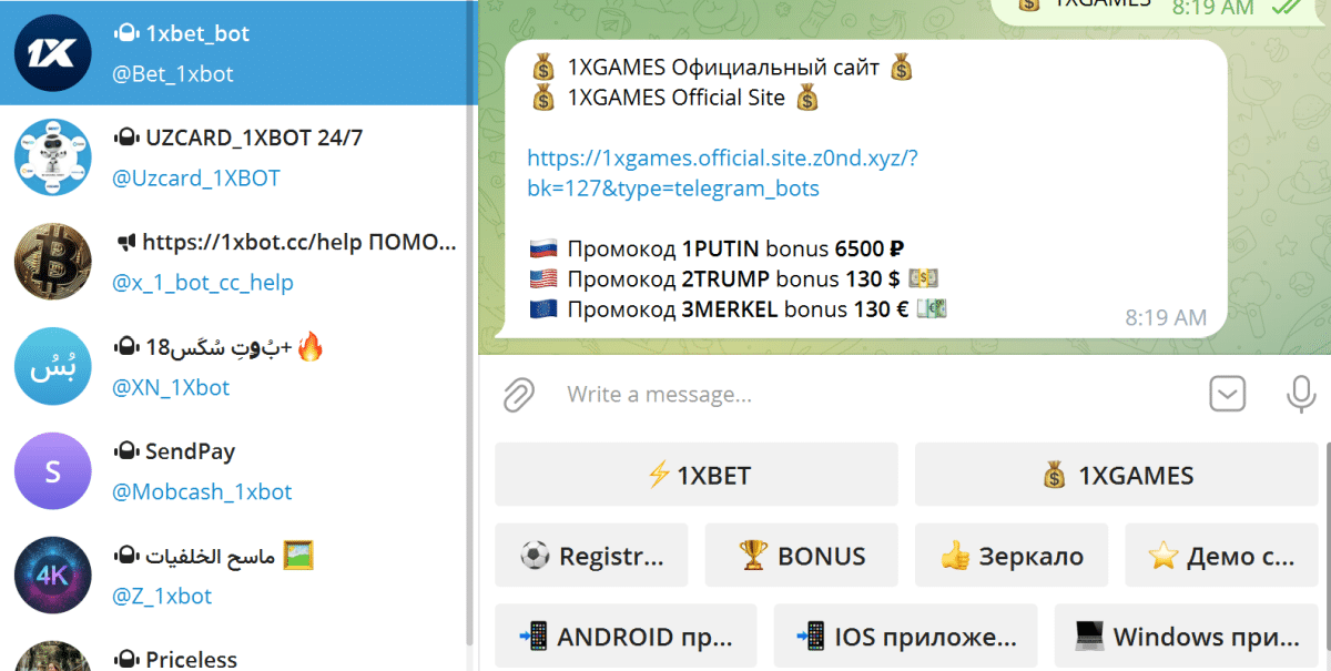 telegram bot casino