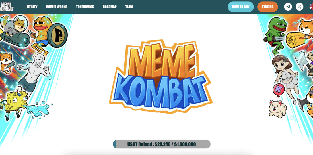 New P2E & staking project Meme Kombat raises $300k in ICO – Could