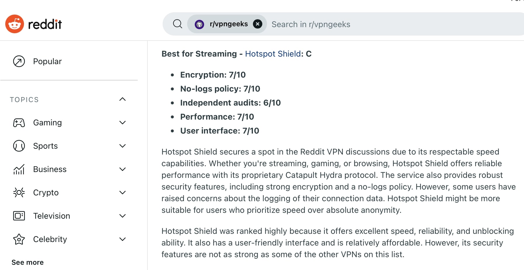 Hotspot Shield Basic VPN Review