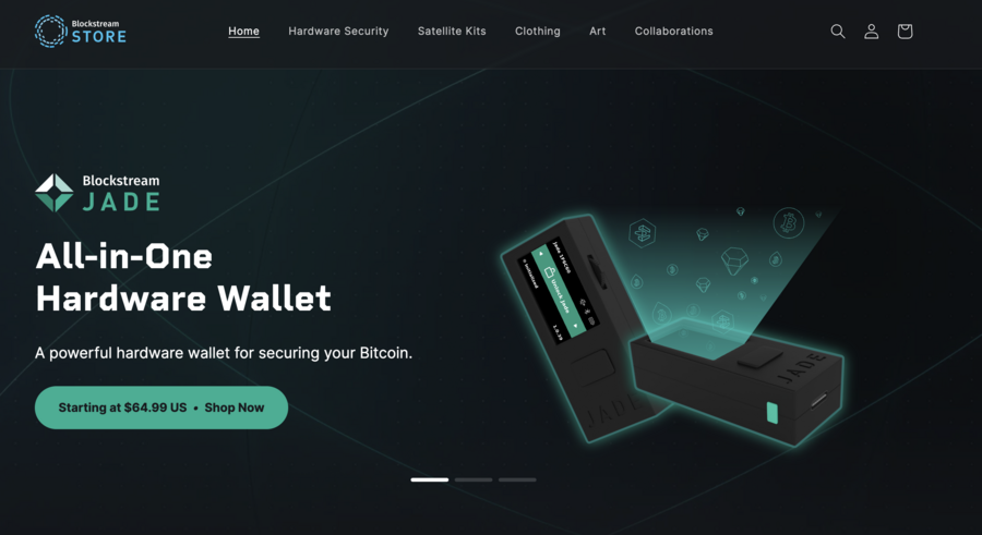 Blockstream Jade: A powerful hardware wallet for securing your Bitcoin.