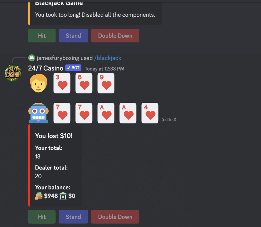 casino bot discord