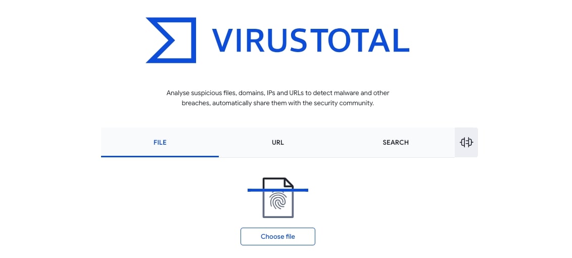 How To Check A File For Viruses In 2024 A Complete Guide   VirusTotal HomePage 