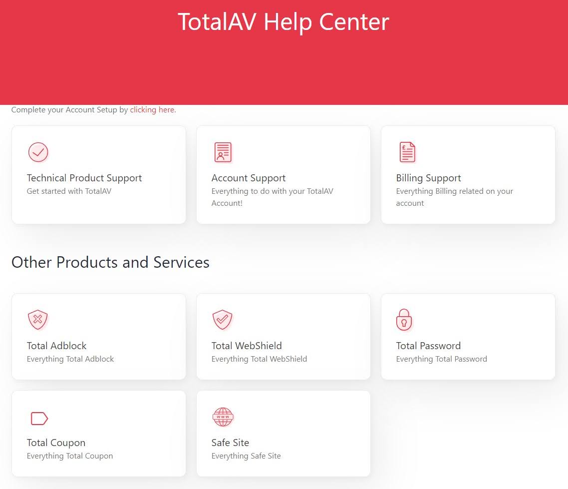 TotalAV Help Center