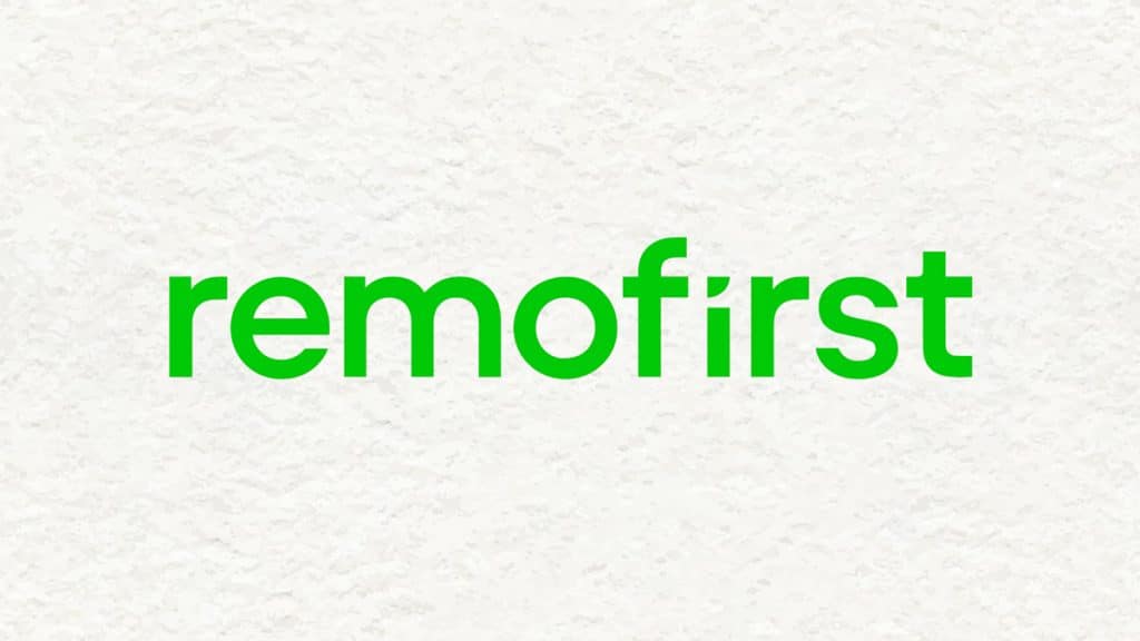 A logo with Remofirst