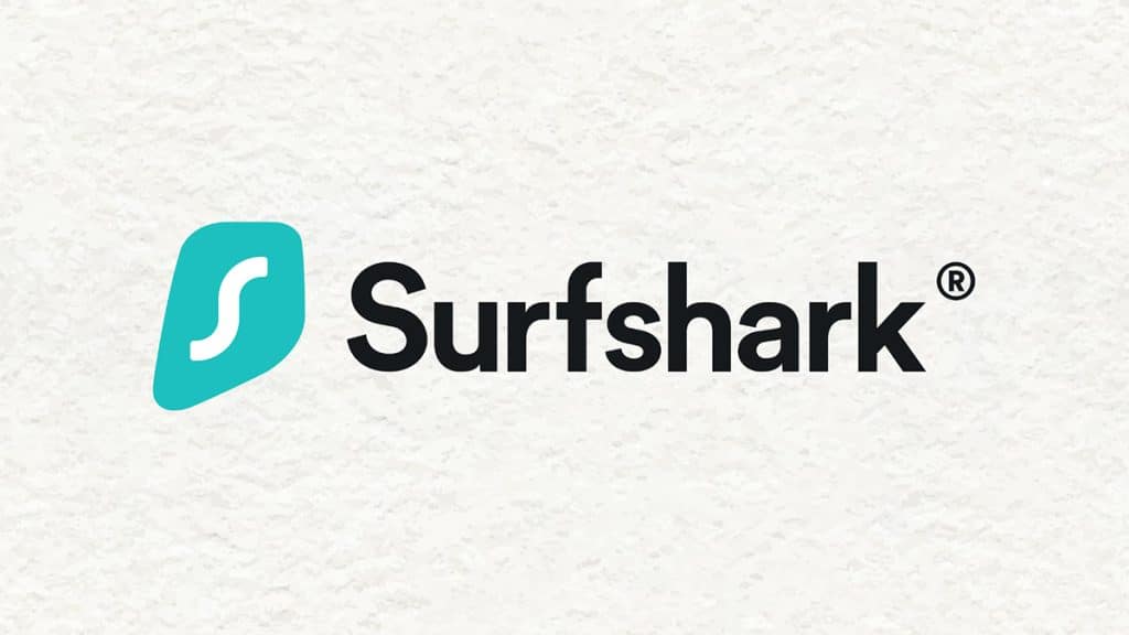 A logo of Surfshark VPN