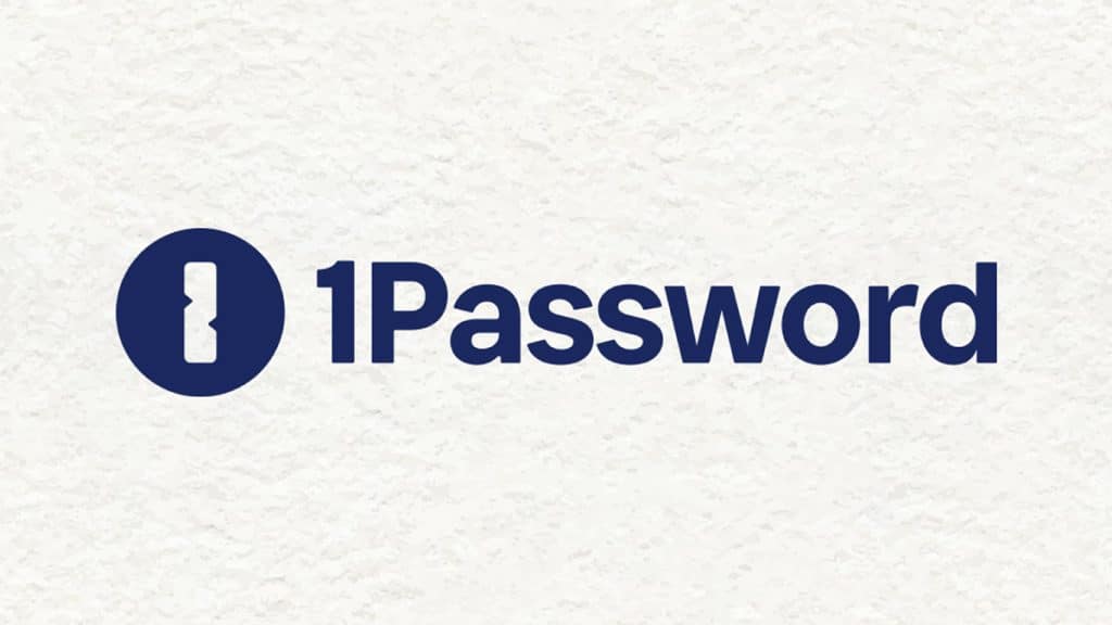 A logo of 1Password