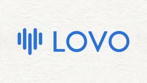 A logo of Lovo AI