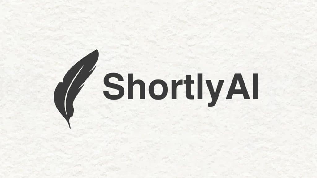 A logo of ShortlyAI