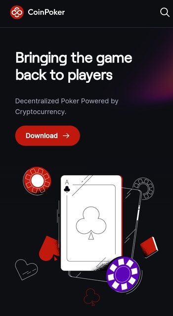 Online poker in Ohio - CoinPoker on mobile