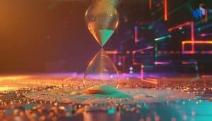 Sand timer running empty