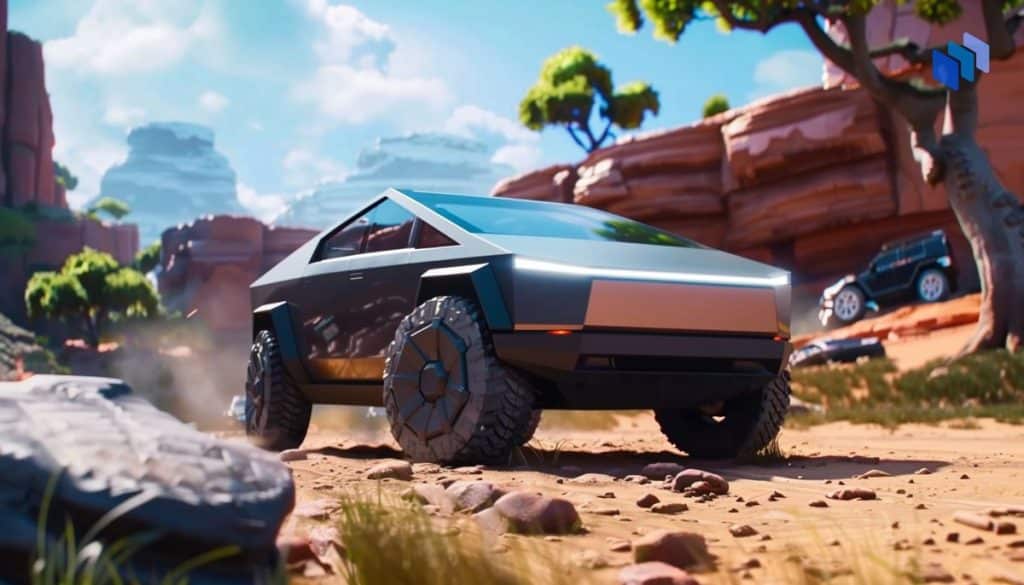 Tesla’s Cybertruck Debuts in Fortnite and Rocket League