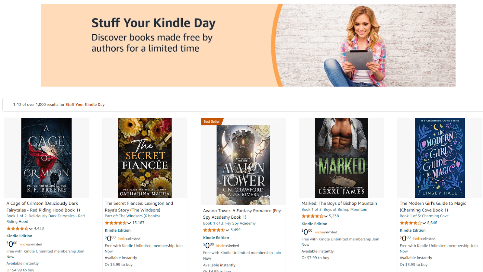 Stuff Your Kindle Day June 2024 Aurie Christiane