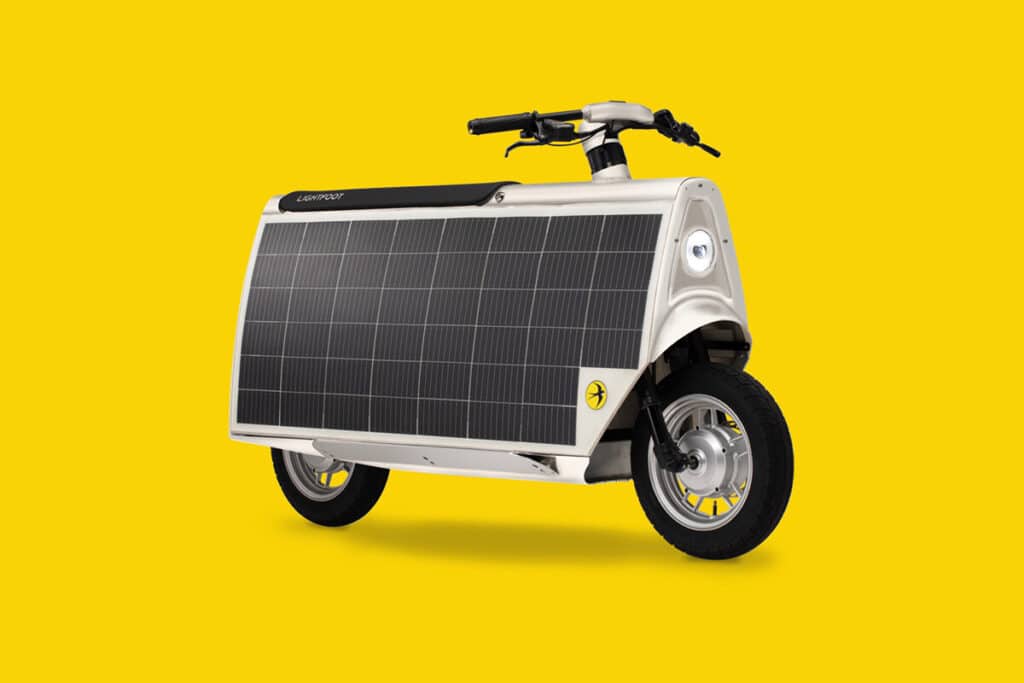 Otherlab Lightfoot Solar-Powered Scooter Can Add 20-Miles of Range From the Sun